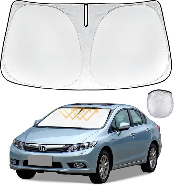 Custom Fit for Civic Car Windshield Sunshade for Honda Civic 9 Generation by SLOGENTO