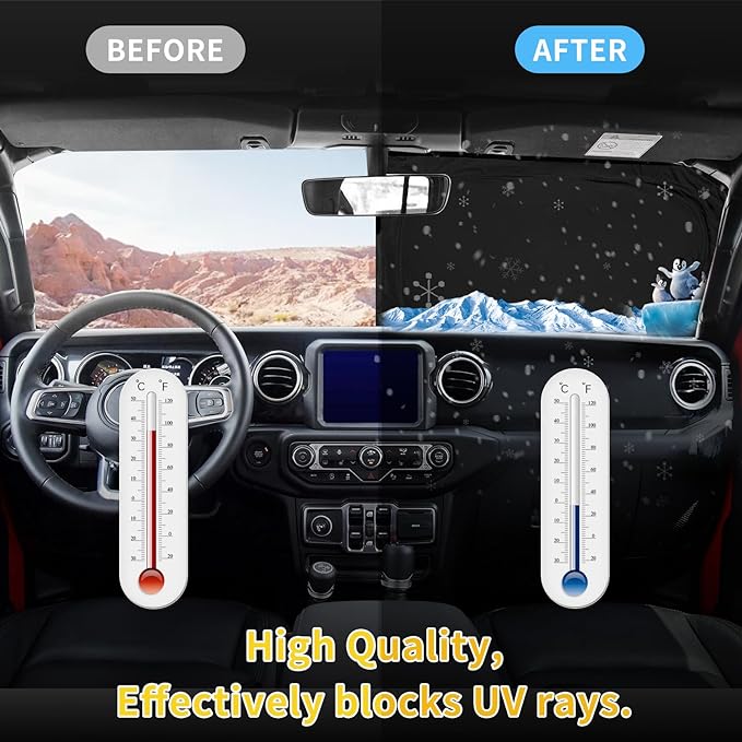 Sun Shade Sunshade for Hyundai Elantra 2021-2024 2025 2026 Windshield Cover - Image 5