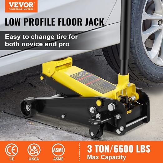 VEVOR 3 Ton Low Profile Floor Jack - Image 2
