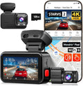 REDTIGER ViewClear 70 4K+2.5K Dash Cam Front and Rear, STARVIS 2 IMX678 x by REDTIGER
