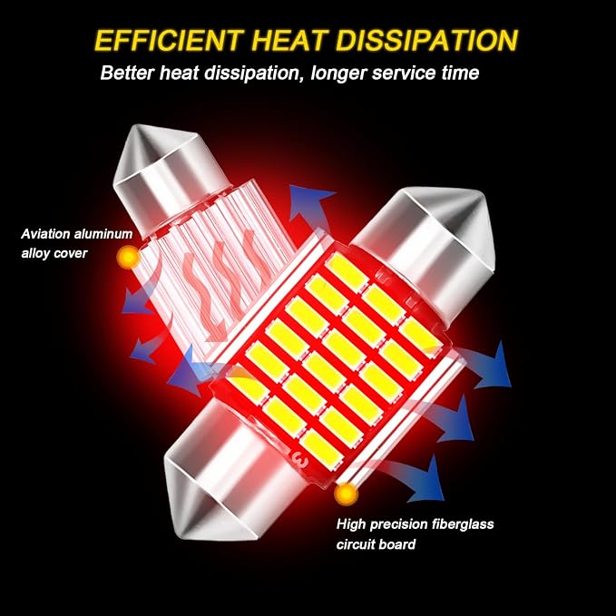 8 Piece CooL White LED Interior Lights Kit - Image 8