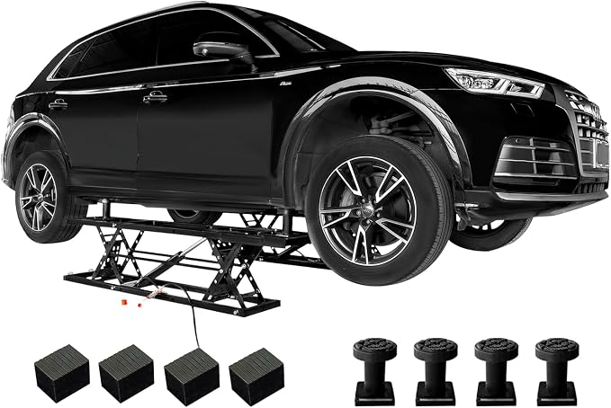 Albott 7000 LBS Portable Car Lift, Heavy Duty Quick Jack by Albott