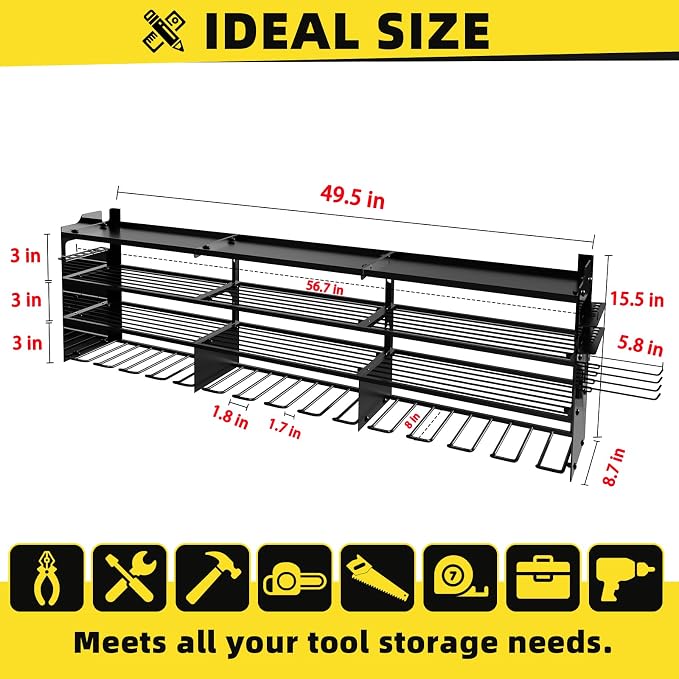 Power Tool Organizer Wall Mount - Image 2
