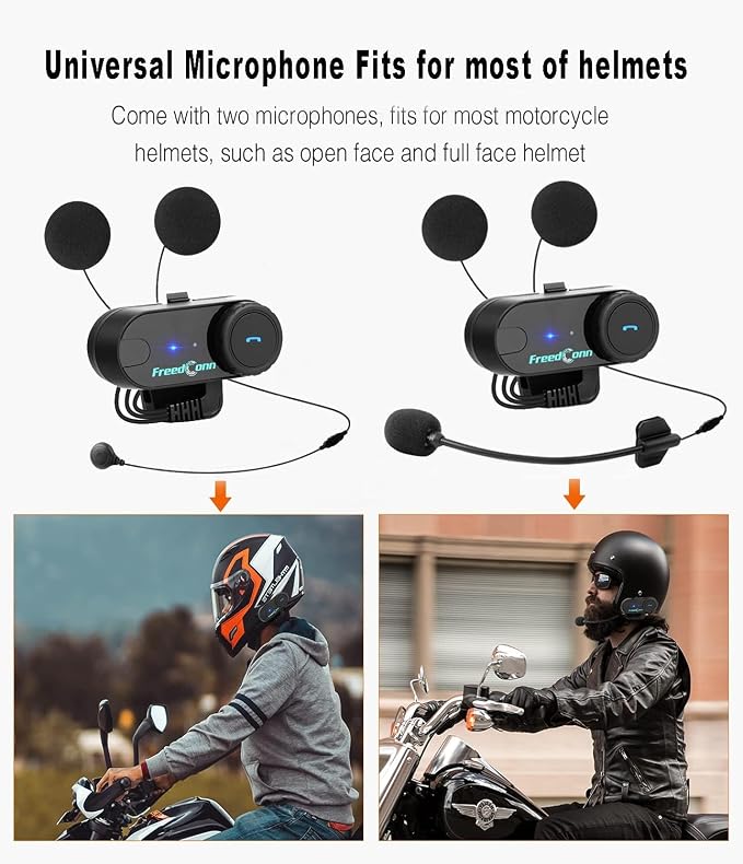 FreedConn Motorcycle Helmet Bluetooth Headset, TCOM VB - Image 6