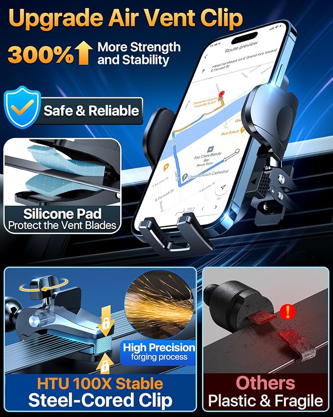 2025 Ultimate Car Phone Mount【98+LBS Strongest Suction & Military-Grade】【Patent - Image 7