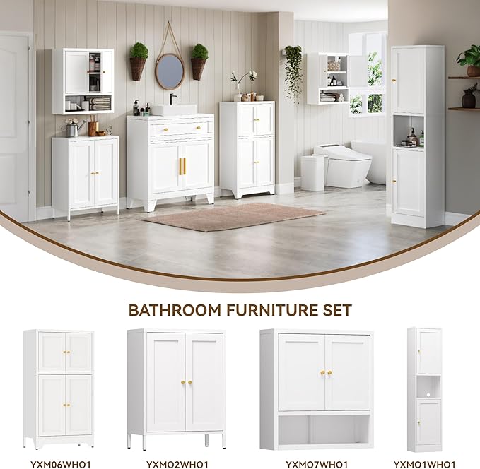 Metal Sideboard Cabinet with Big Drawers, Farmhouse Coffee Bar with One - Image 4