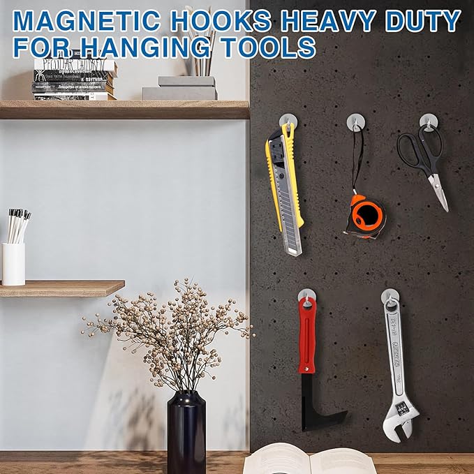 LOVIMAG Magnetic Hooks Havy Duty, 80LBS Strong Magnetic Hooks - Image 6
