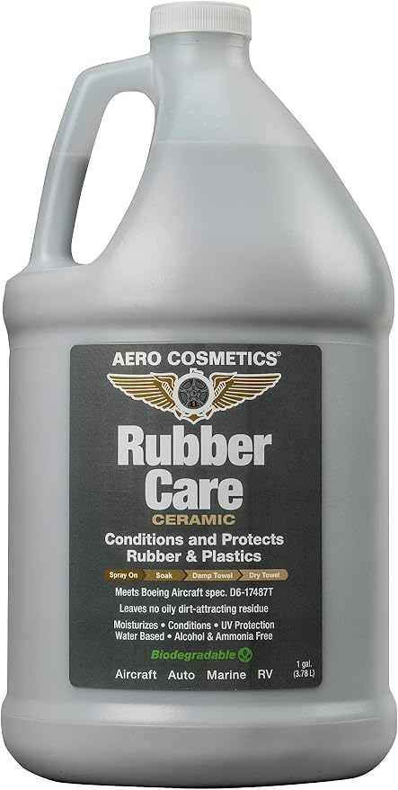 Ceramic Tire Dressing Protector, No Tire Shine, No Dirt or Brake Dust by AeroCosmetics