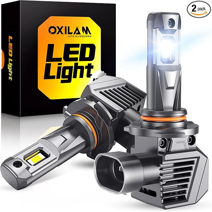 OXILAM 9006 HB4 Fog Light Bulbs, 30000LM 800% Brightness, 6500K Cool White by OXILAMDIRECT