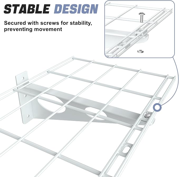 WALMANN 2-Pack Garage Wall Shelves, 1 x 4 ft/12 * 48 inch Wall Mounted Storage - Image 3