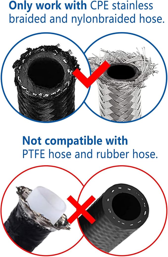 LokoCar 10AN Hose End Fitting 180 Degree Swivel - Image 4