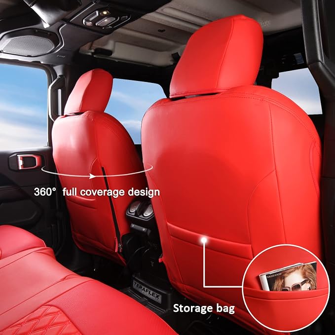 GIANT PANDA Customized Full Set Car Seat Covers - Image 4