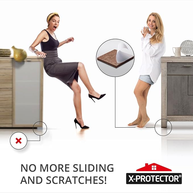 X-PROTECTOR Non Slip Furniture Pads – 24 pcs Premium Furniture Grippers 2"! - Image 6