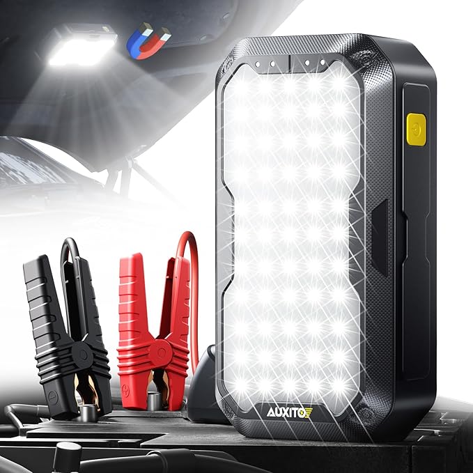 AUXITO Car Battery Jump Starter: 5000A Portable Jump Starter Up to 8.5L Gas and by AUXITO