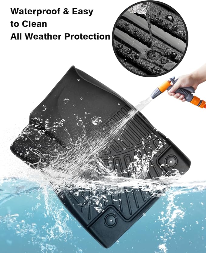 Powerty Floor Mats for 2022-2025 Kia EV6 Accessories All Weather Floor Liner 3D - Image 7