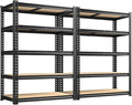 72.12" H Garage Shelving, Storage Shelves Load 2100LBS, 5-Tier Adjustable by Durayloly