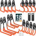 18 Pack Heavy Duty Garage Hooks, Utility Wall Mounted Storage System, by LUPYJI