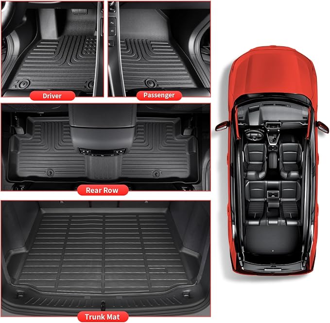 Wayhigh-All Weather Floor Mats and Cargo Mat - Image 5