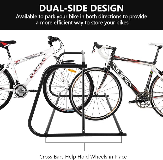Commercial Bike Rack Garage Floor, Grid Bike Rack in Ground, 10-Bike Capacity - Image 5