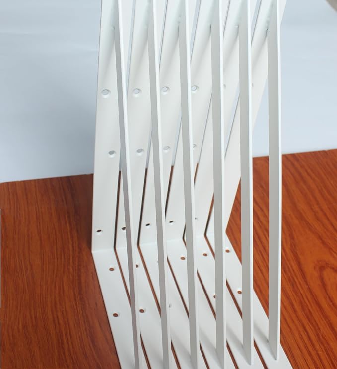 12 Pack L16 x H 10" White Heavy Duty Shelf Brackets - Image 4