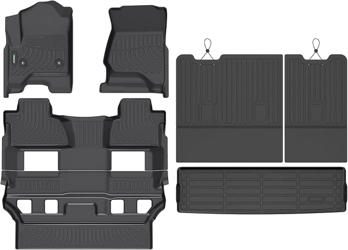 ANBINGO®Floor Mats Fit for Chevy Tahoe/GMC Yukon 2015-2020&Cargo by ANBINGO