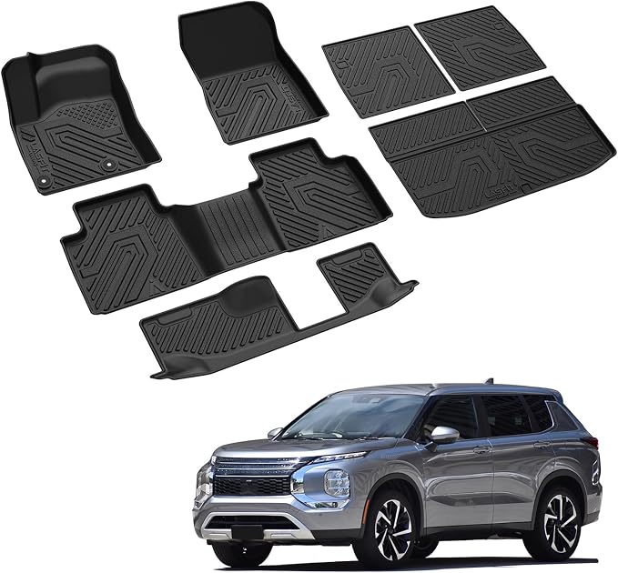 LASFIT Floor Mats & Backseat Cargo Mat by LASFIT