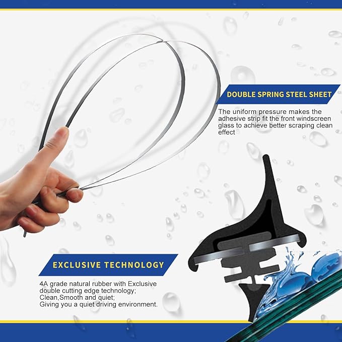 Wipers Factory Replacement For Audi Q7 2007-08/2015 Original Equipment - Image 5