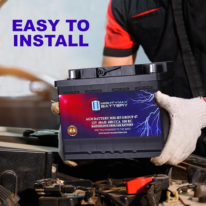 Mighty Max Battery MM-H5 Start and Stop Car BCI Group Size 47 12V 60 AH - Image 6