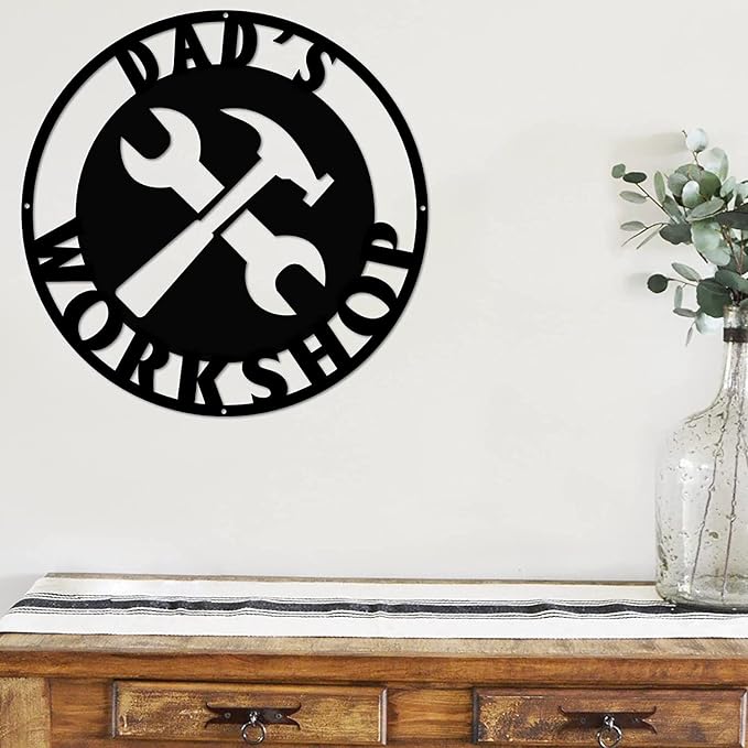 Personalized Papa's Workshop Metal Sign - Image 5