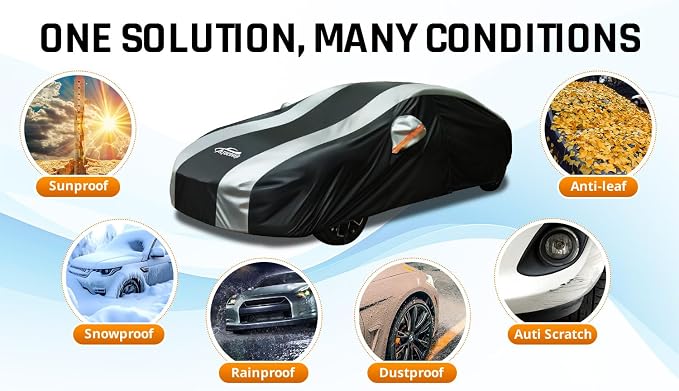 Car Cover Waterproof All Weather Protection - Image 5