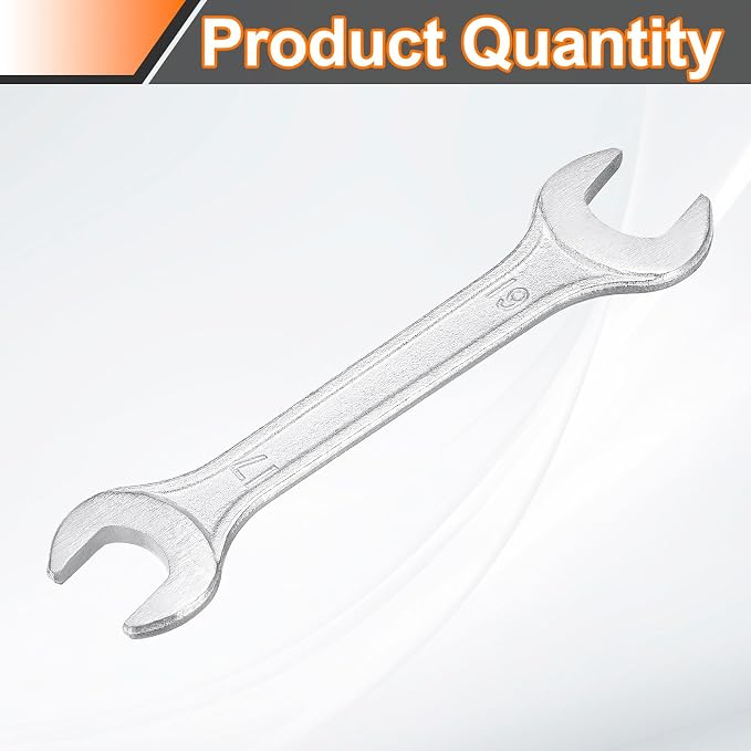 HARFINGTON Double Open End Wrench 17mm x 19mm Metric 15 Degree Offset Angle - Image 3