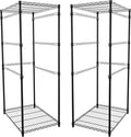 SafeRacks 2 Pack 5-Tier Steel Tote Rack by SafeRacks