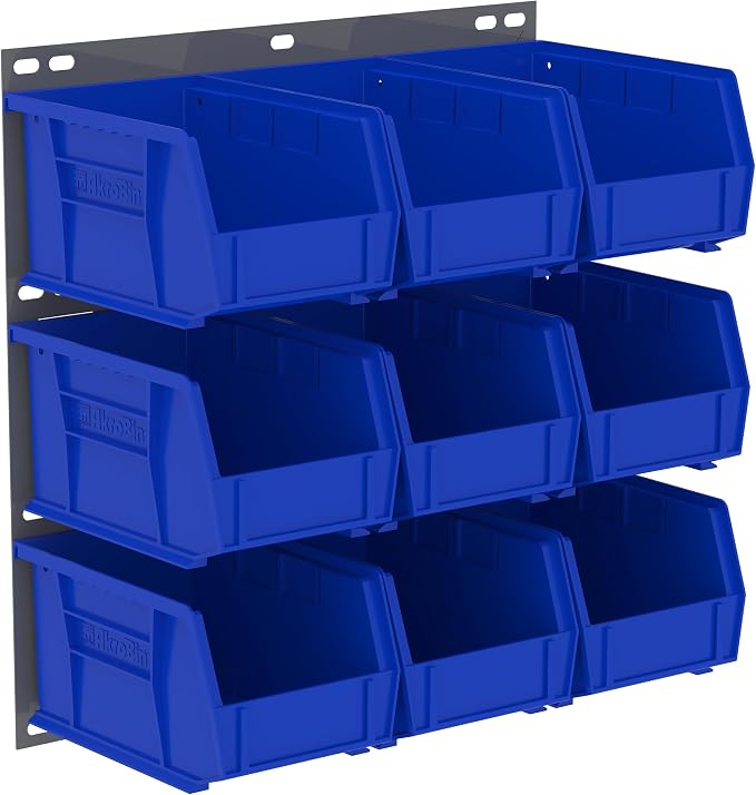 Akro-Mils 30618 Heavy Duty Wall Mount Garage Storage Steel Louvered Panel | - Image 8