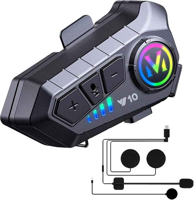 Motorcycle Bluetooth Headset Speaker Skiing Earphone Waterproof Bluetooth by SUOOKC