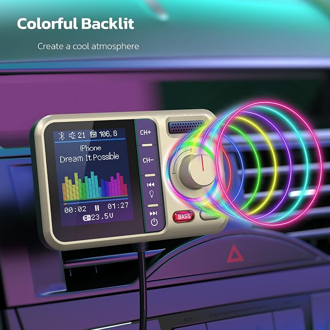 Nulaxy Bluetooth FM Transmitter - Image 6