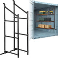 2 Pack Hanging Heavy duty Adjustable Shelf 56.5x22 Cargo Container Shelving by Talustool