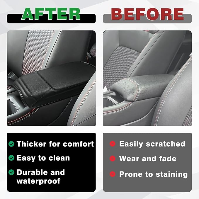 Muslogy Center Console Armrest Cover Compatible - Image 6