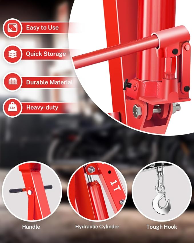 2-Ton Folding Engine Hoist - Image 4