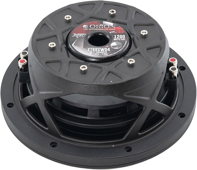 Orion XTR Series XTR8SWD4 Free Air Slim Shallow Mount 8” Car Subwoofer - Image 4