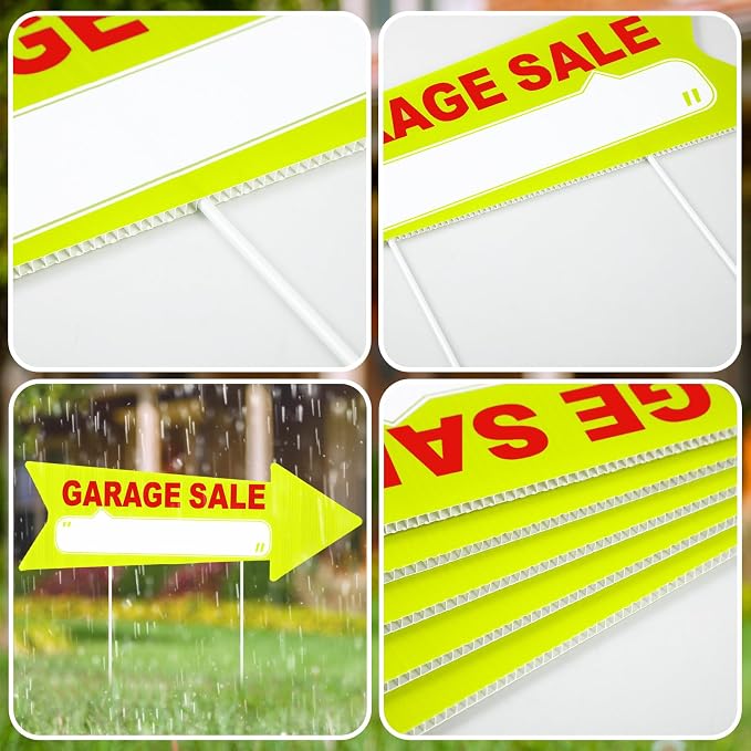 Wenqik 12 Pcs Garage Sale Signs - Image 3