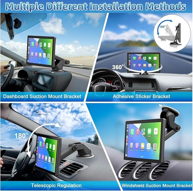 Portable Carplay Screen for Car, Android Auto Car Stereo, Car Audio Receivers - Image 4