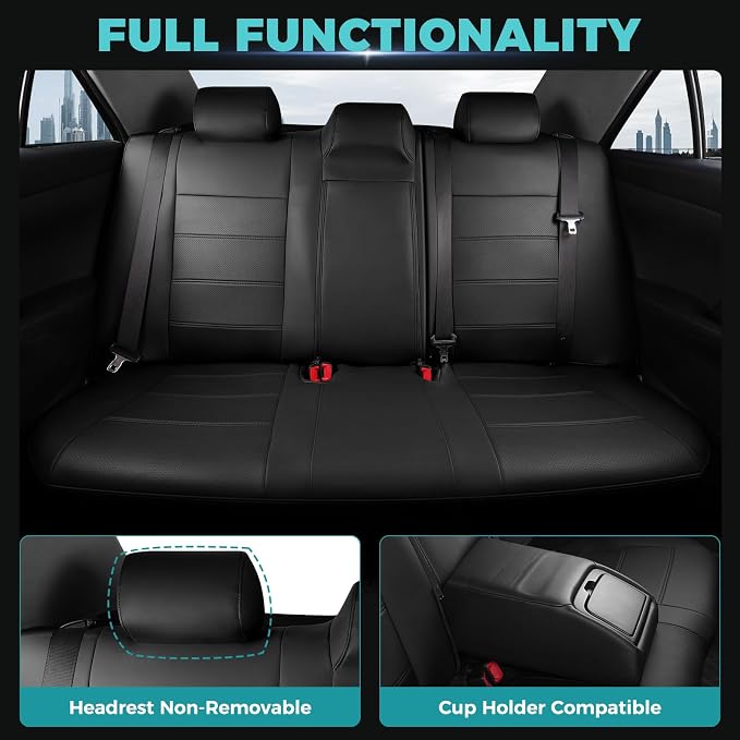 for Toyota Camry Seat Covers L LE XLE 2012 2013 2014 2015 2016 2017 - Image 5