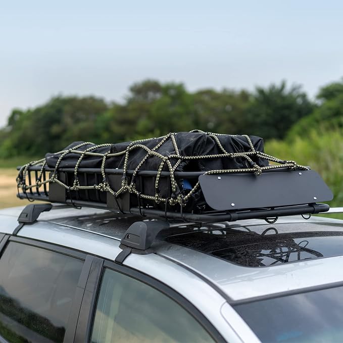 XCAR 64"x 23"x4" Skinny Roof Basket Cargo Carrier - Image 6