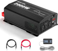 BESTEK 2000 Watt Pure Sine Wave Power Inverter, 12V DC to 110V/120V AC Inverter by BESTEK