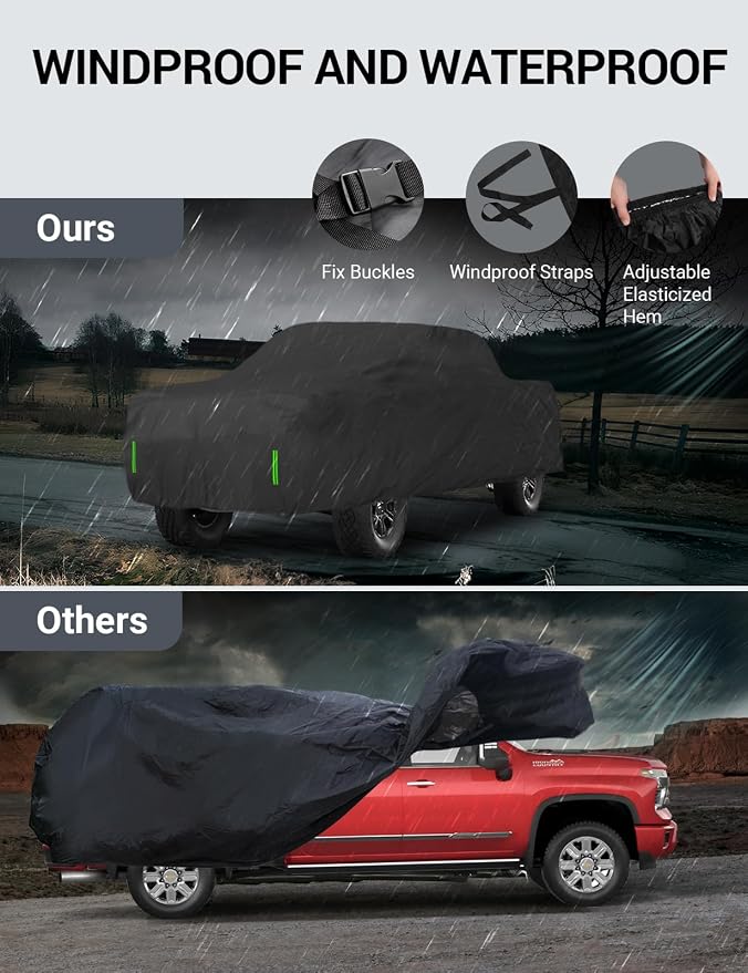 Proadsy 2025 Upgrade Car Cover for Ford F150 4 Door 2015-2024 2025 Extended Cab - Image 5