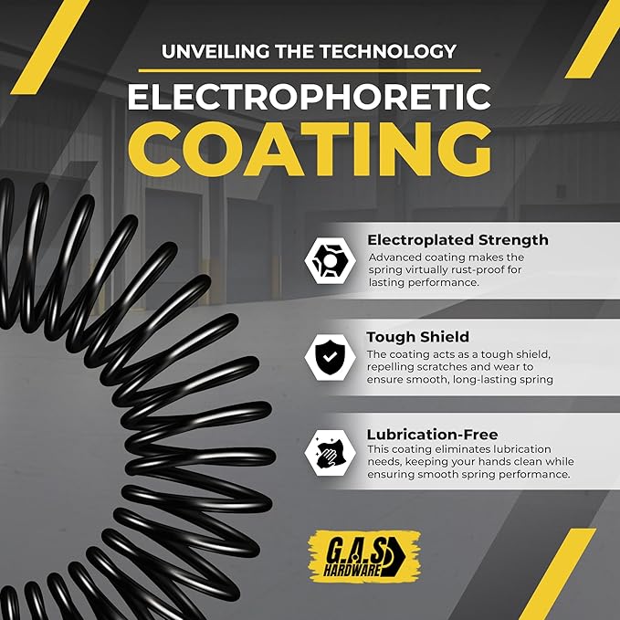 Garage Door Torsion Spring 218x1.75x24 Includes 1” Steel Bearing, Non-Slip - Image 4