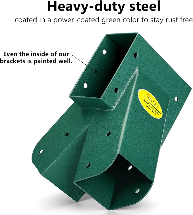 BETOOLL Swing Set Bracket with All Mounting Hardware Middle Bracket - Image 4