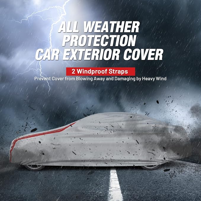 Favoto Car Cover Waterproof Outdoor - Image 4