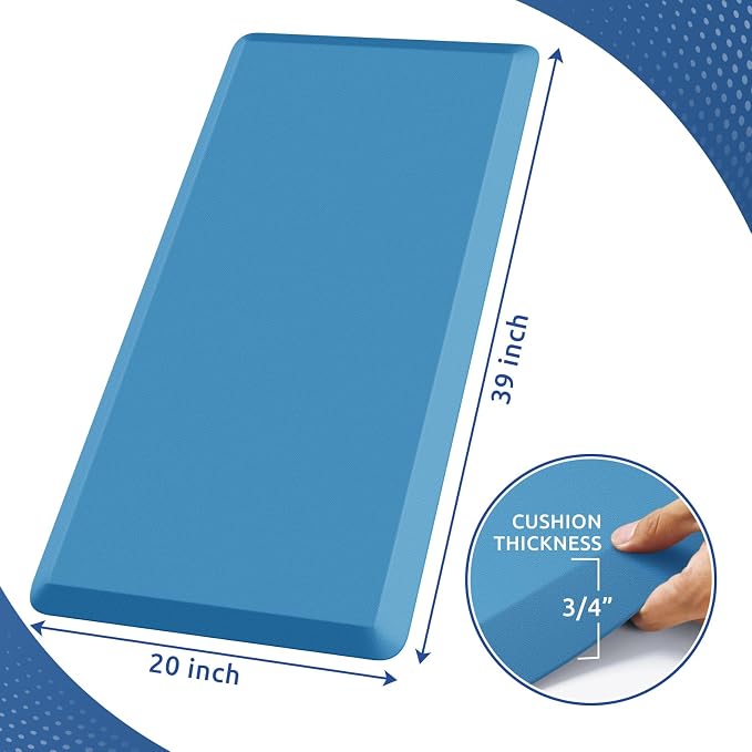 KitchenClouds Kitchen Mat Cushioned Anti Fatigue Rug 20"x39" Waterproof - Image 2