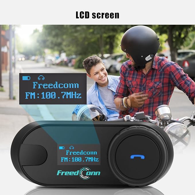 FreedConn TCOM SC Motorcycle Helmet Bluetooth Headset, Motorcycle Communication - Image 4